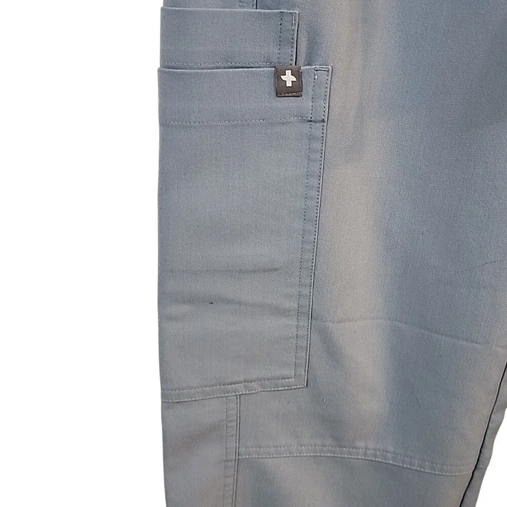 Figs Scrub Pants XS Light Blue Technical Collection Cargo Medical Utility Men